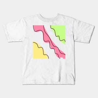 Colorful watercolor abstract texture Kids T-Shirt